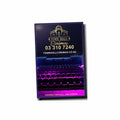Town Hall Cinemas fridge magnet on a clean white background, featuring the Cinema 3 interior, phone number and website